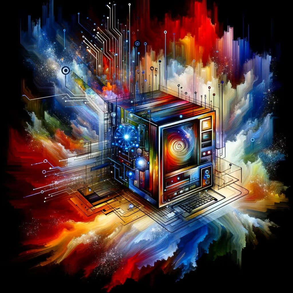 Abstract Computer (Dark)